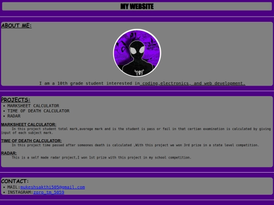 my web/Untitled-1 screenshot