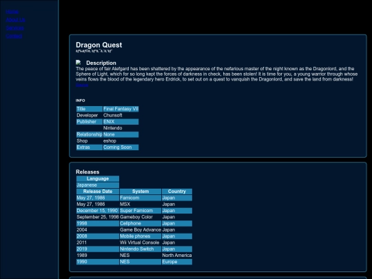 testGame screenshot