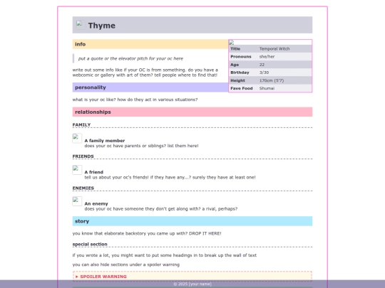 !character-Page/characters screenshot