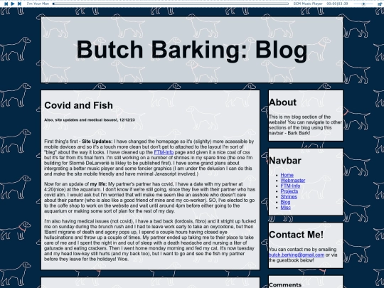blog screenshot