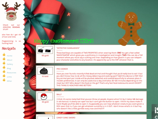 items screenshot