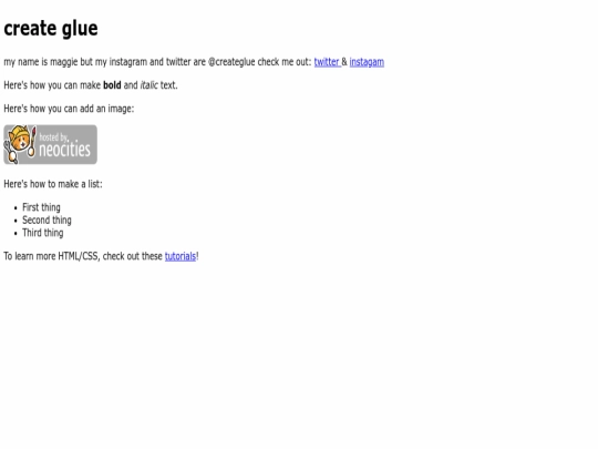 index screenshot