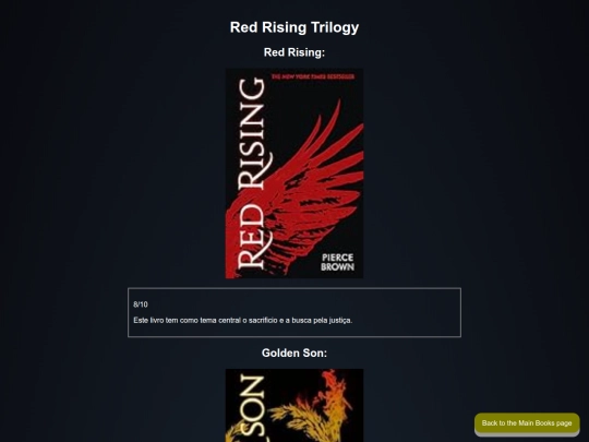 books/FavSeries screenshot