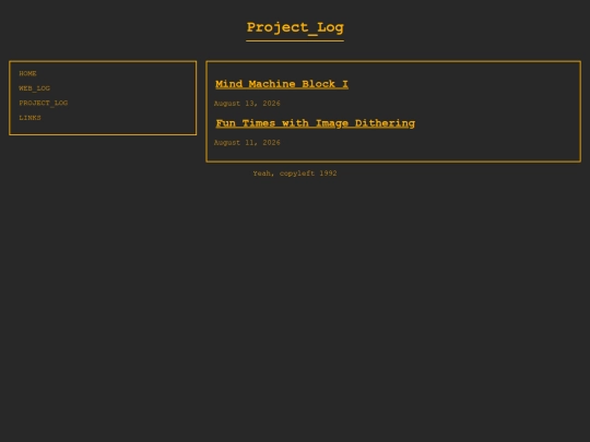 projects screenshot