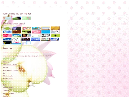 Links screenshot