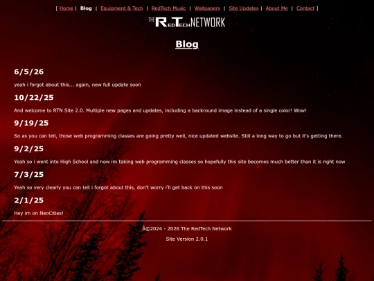blog screenshot