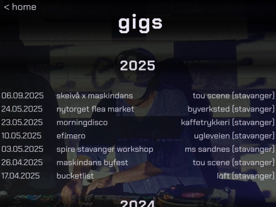 gigs screenshot