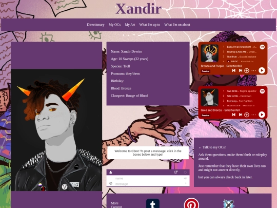 OCs/Xandir screenshot