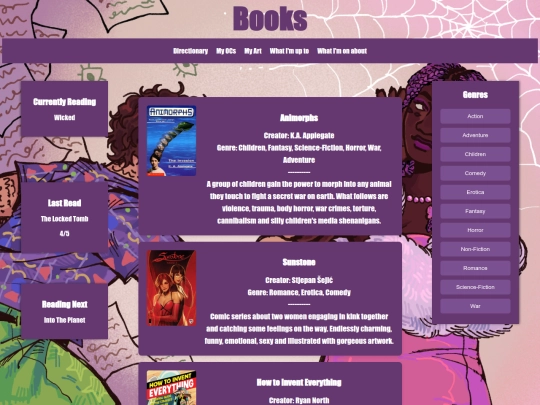 Recs/Books screenshot