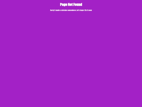 not_found screenshot