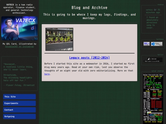 blog screenshot