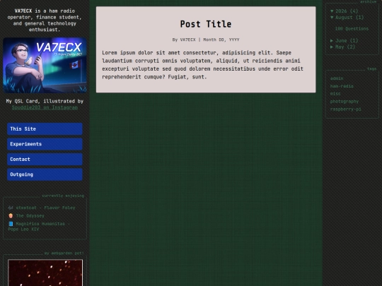 blog/posttemplate screenshot
