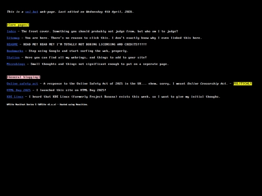 sitemap screenshot