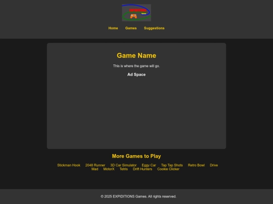game-template screenshot