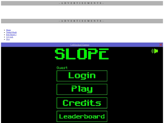 games/slope screenshot