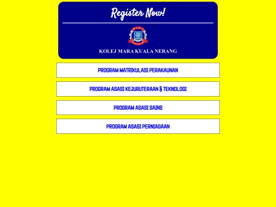 ses/register1 screenshot