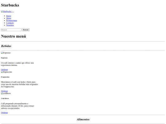 paginas/menu screenshot