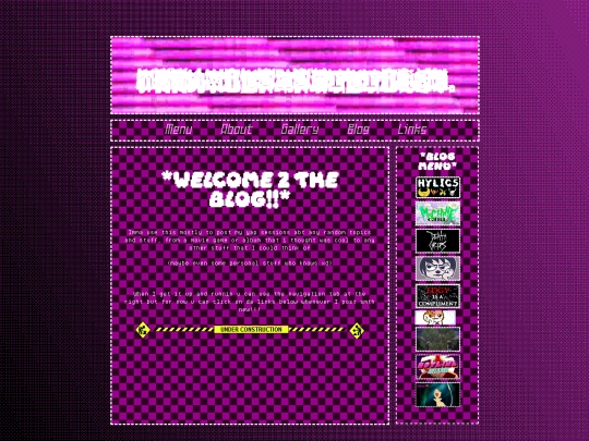 blog screenshot