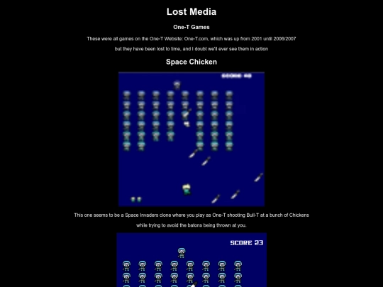 lostmedia screenshot