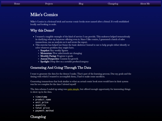 sydrocanalytics/mikes-comics-readme-dot-txt screenshot