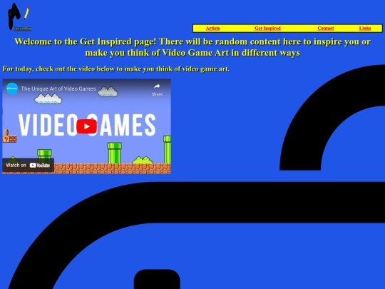 webpages/GetInspired screenshot