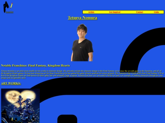 webpages/TetsuyaNomura screenshot