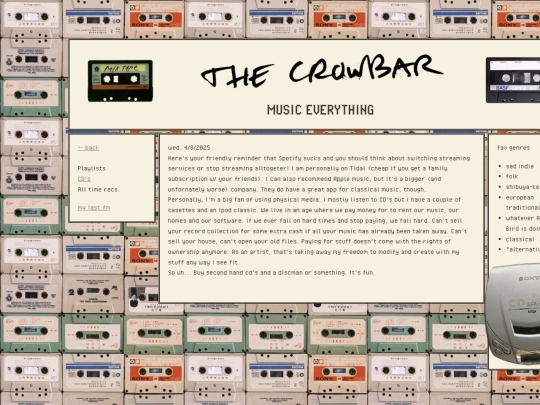 media corner/music/music screenshot