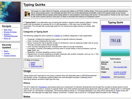 typingquirks screenshot