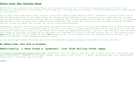 1001_albums screenshot