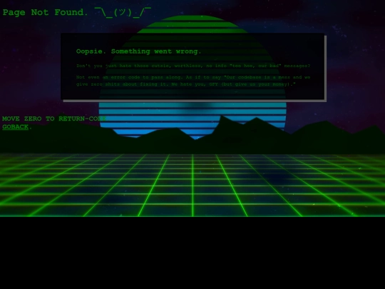 not_found screenshot