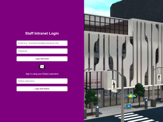 Login screenshot