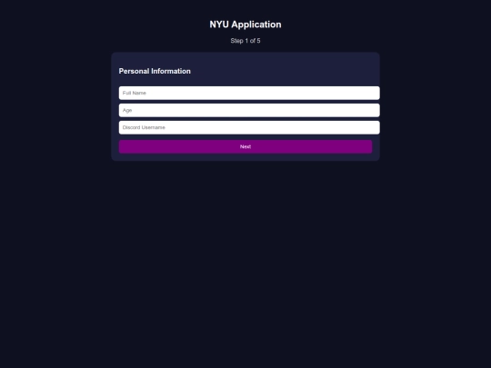 form screenshot