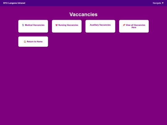 vaccancies screenshot