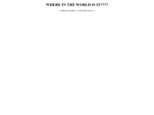 not_found screenshot