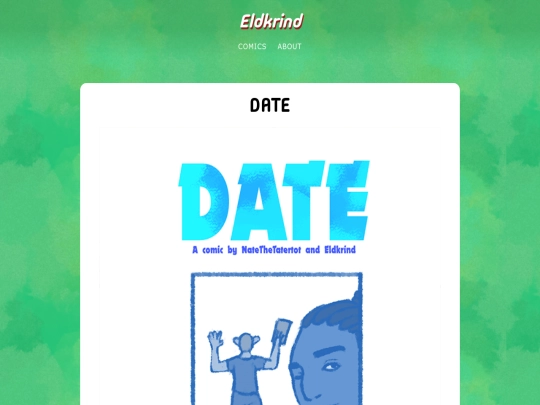 comic/Date/credits screenshot