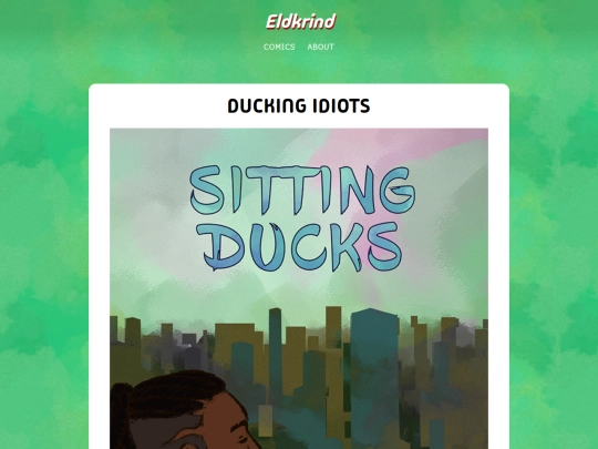 comic/sitting_ducks/front_page screenshot