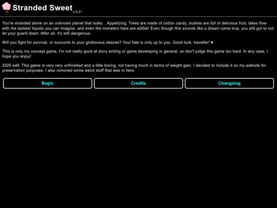 games/StrandedSweet screenshot