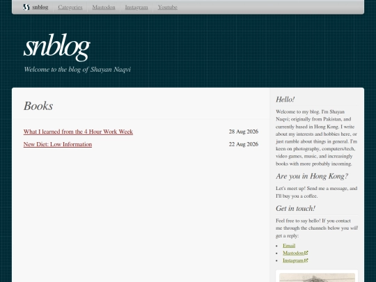 categories/books screenshot