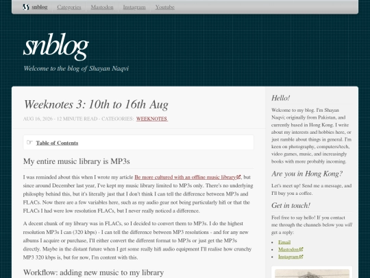 posts/071-weeknotes-3-10th-to-16th-aug screenshot