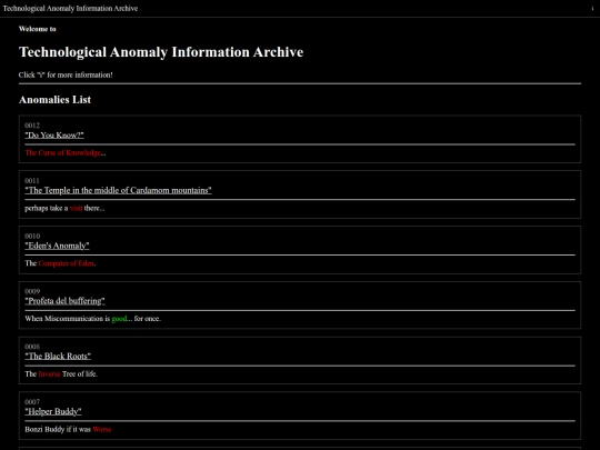 archive/taia/v1 screenshot