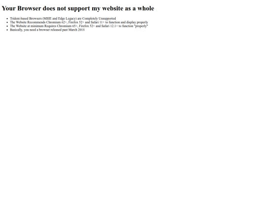 unsupported screenshot