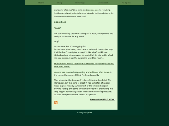 blog screenshot