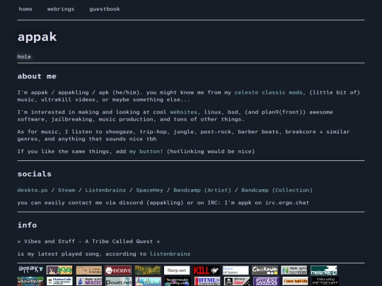 index screenshot