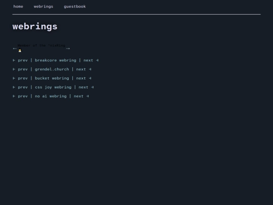 rings screenshot