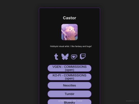 links screenshot
