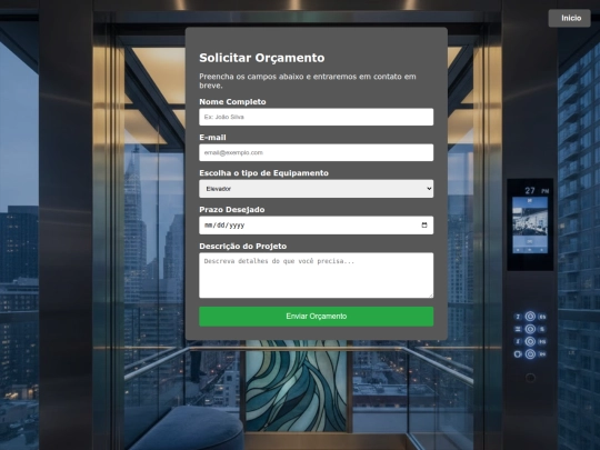 orçamento screenshot