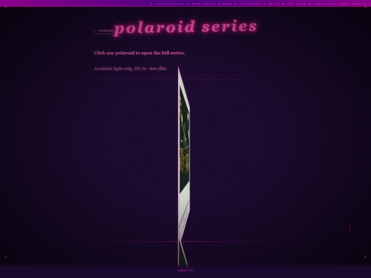 polaroidessays screenshot
