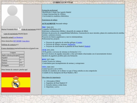 currículumvitae/currículumvitae screenshot