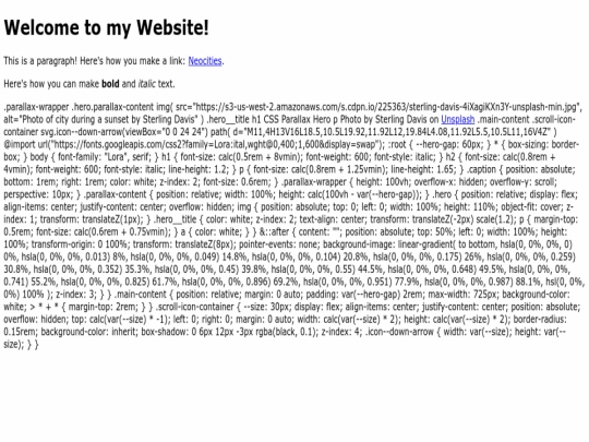 index screenshot
