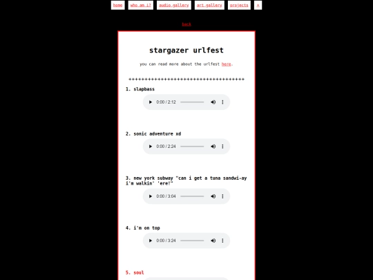 stargazerurlfest screenshot